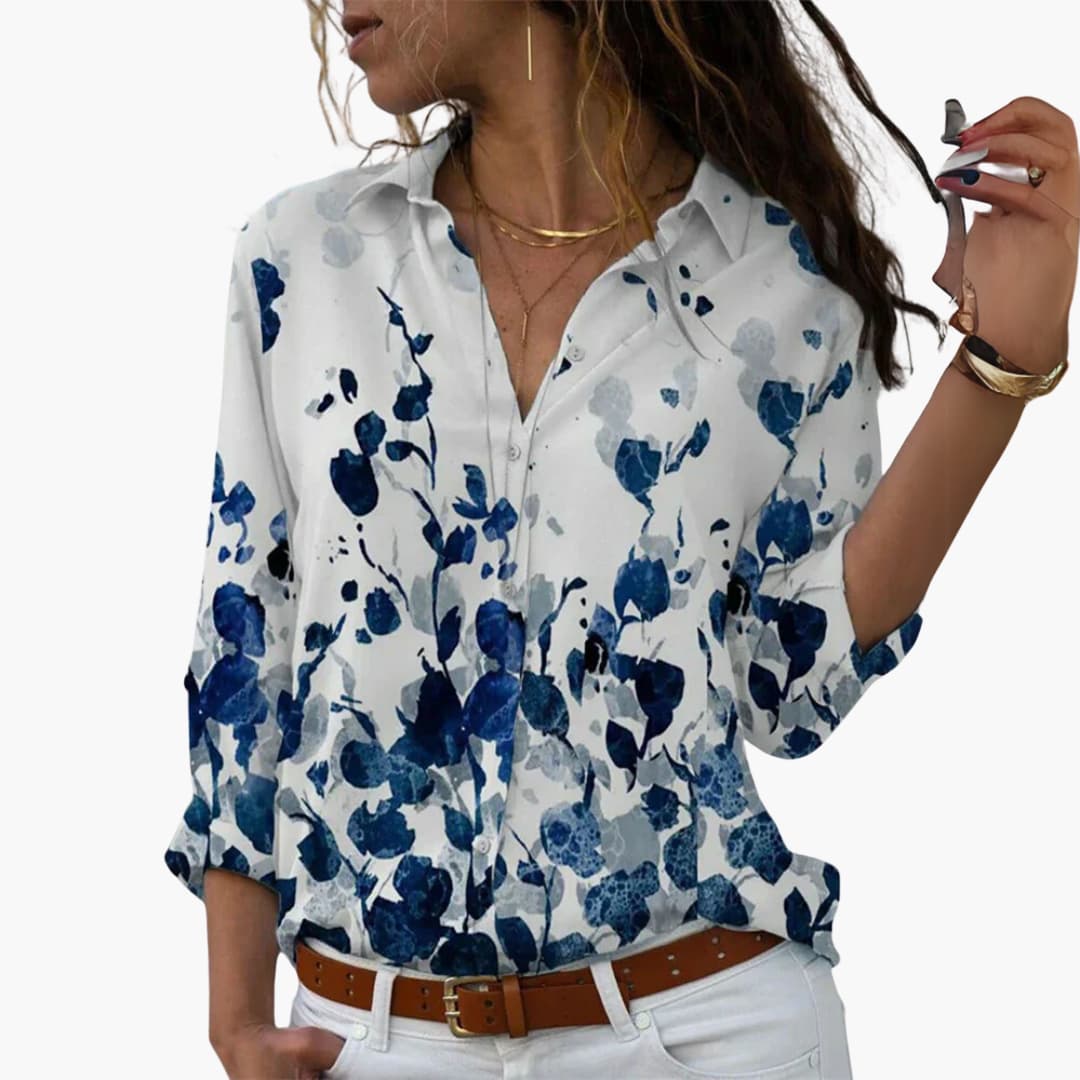 Relaxed Fit Women's Blouse - Soft and Stylish - Olytrend
