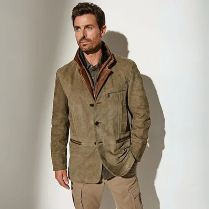 Classic Retro Leather Jacket - Olytrend