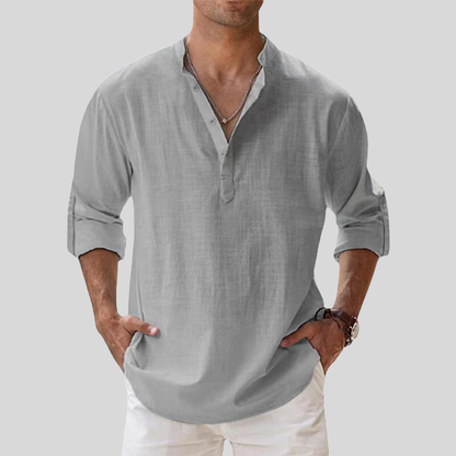 Comfortable Mens Casual Long Sleeve Shirt