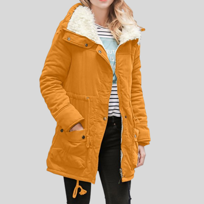 Cozy Fleece Hooded Winter Parka Coat