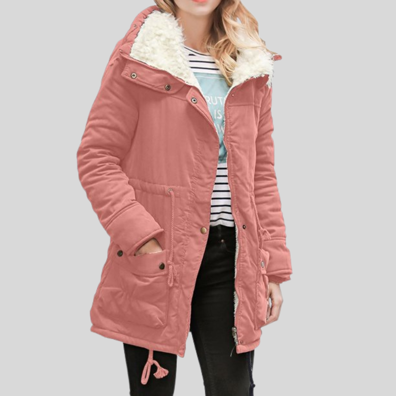 Cozy Fleece Hooded Winter Parka Coat - Nocini
