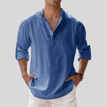 Comfortable Mens Casual Long Sleeve Shirt