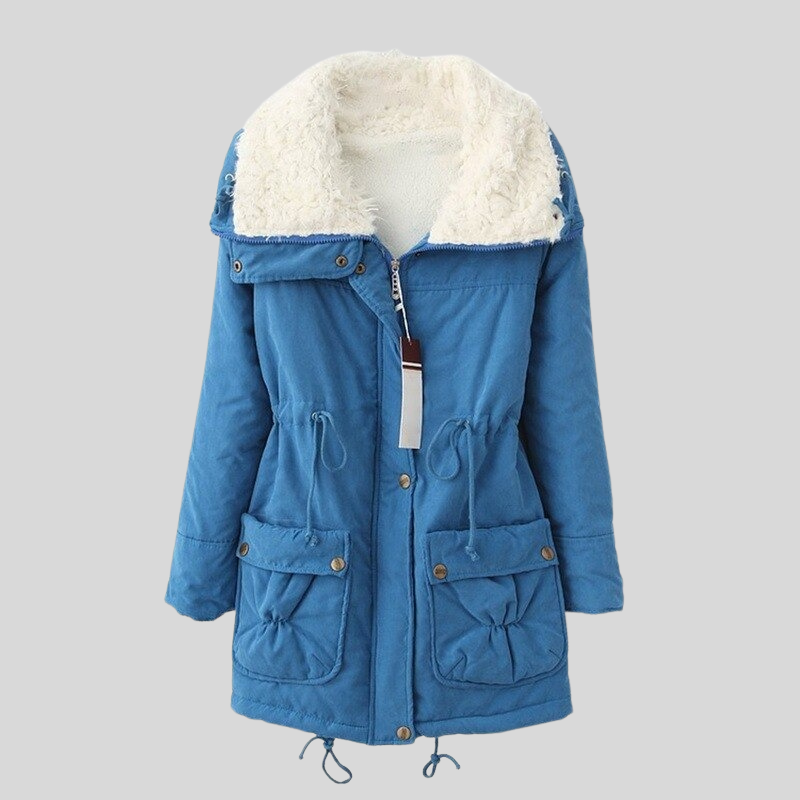 Cozy Fleece Hooded Winter Parka Coat