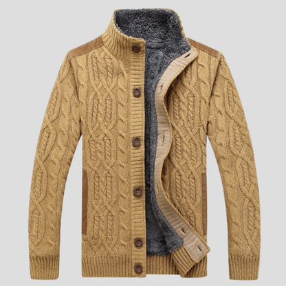 Soft Cozy Mens Cardigan Sweater - Olytrend