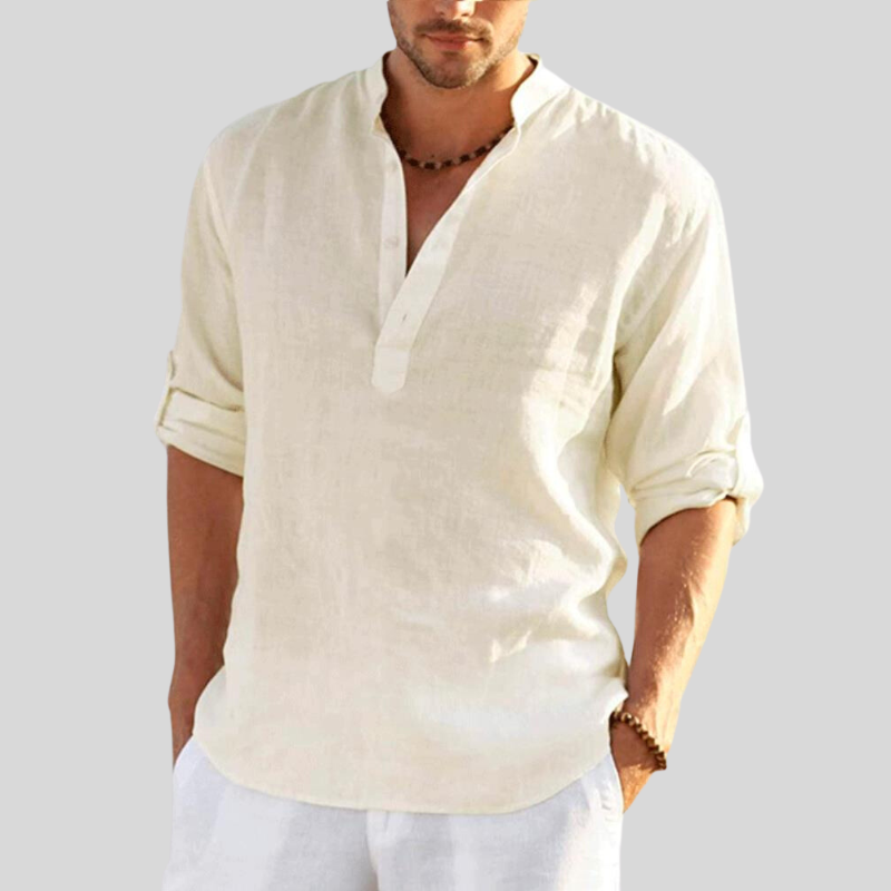 Comfortable Mens Casual Long Sleeve Shirt