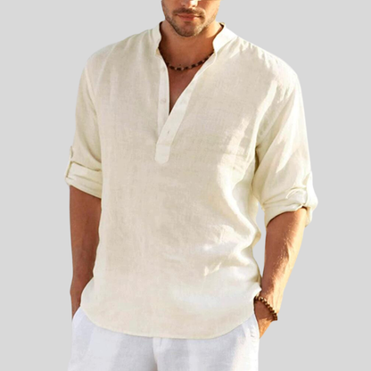 Comfortable Mens Casual Long Sleeve Shirt