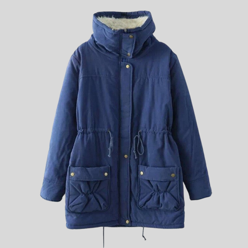 Cozy Fleece Hooded Winter Parka Coat