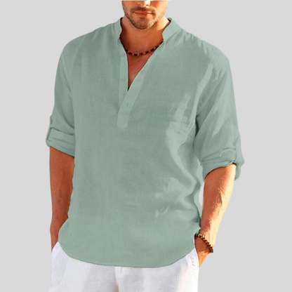 Comfortable Mens Casual Long Sleeve Shirt