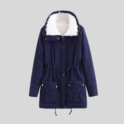 Cozy Fleece Hooded Winter Parka Coat