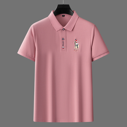 Comfortable Short Sleeve Polo Shirt for Men