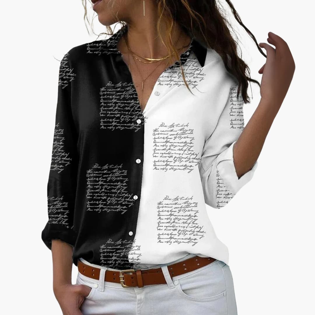 Women's Floral Print Relaxed Fit Blouse