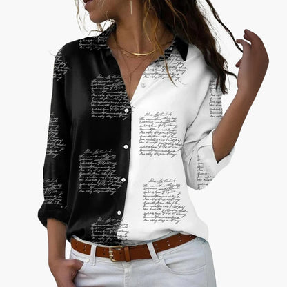 Women's Floral Print Relaxed Fit Blouse