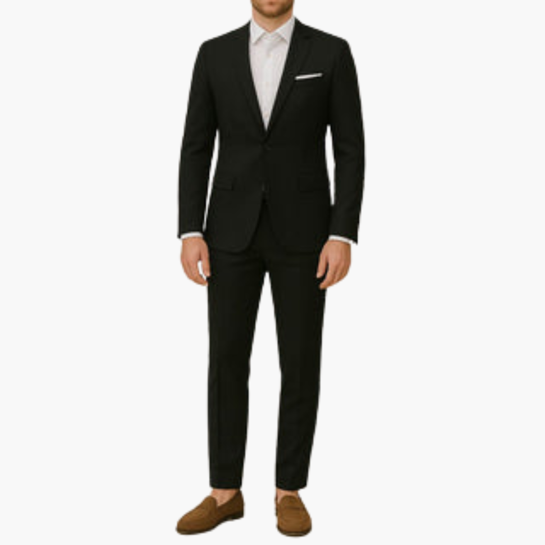 Slim Fit Men's Two Piece Summer Suit