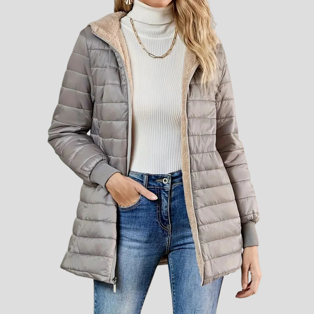 Relaxed Fit Warm Winter Coat - Olytrend