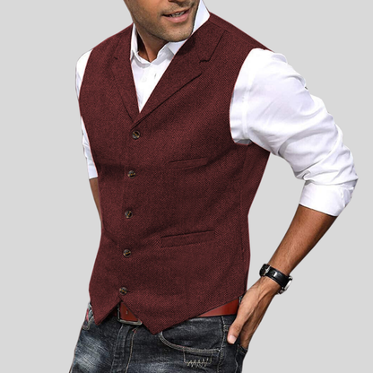 Men's Slim Fit Wool Vest