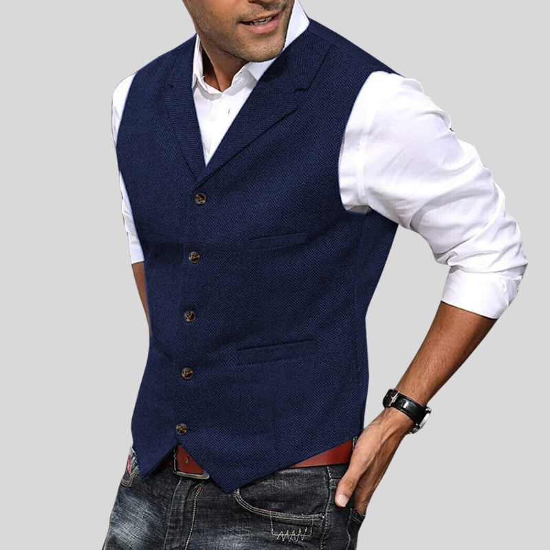 Men's Slim Fit Wool Vest