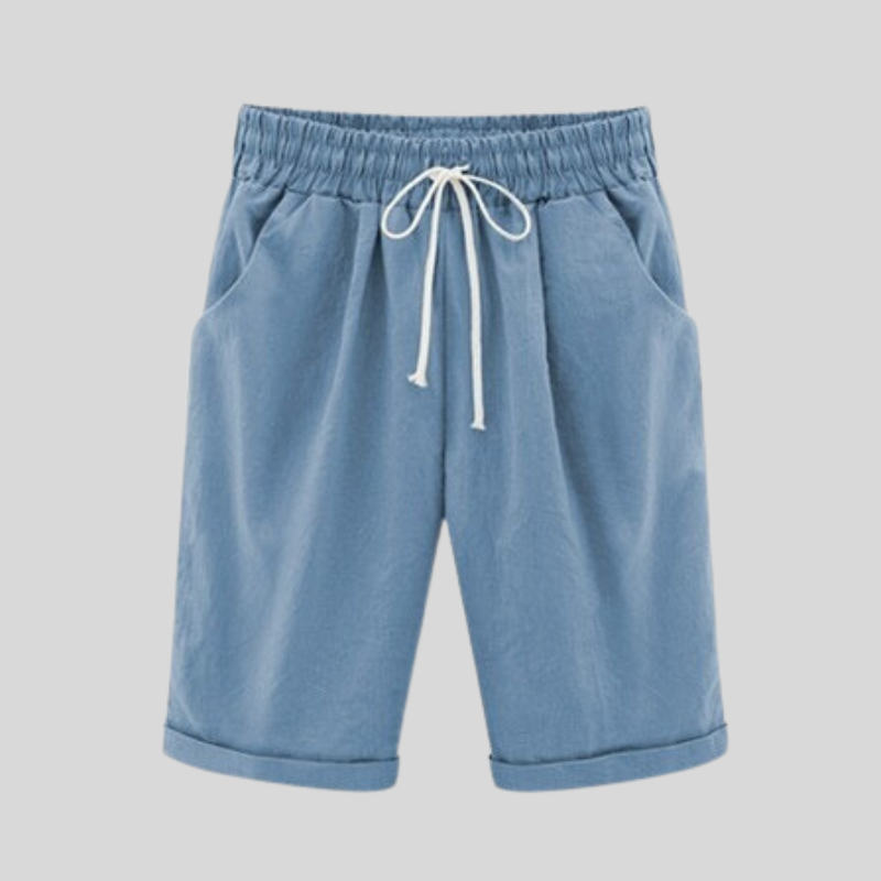 Comfortable Men's Cotton Shorts Elastic Waist - Nocini