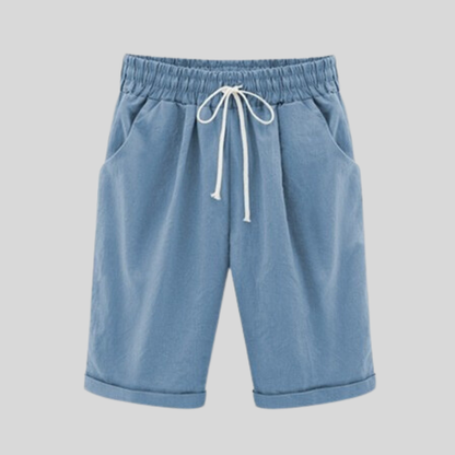 Comfortable Men's Cotton Shorts Elastic Waist - Nocini