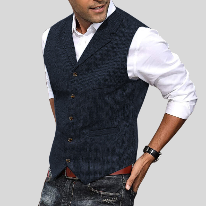 Men's Slim Fit Wool Vest