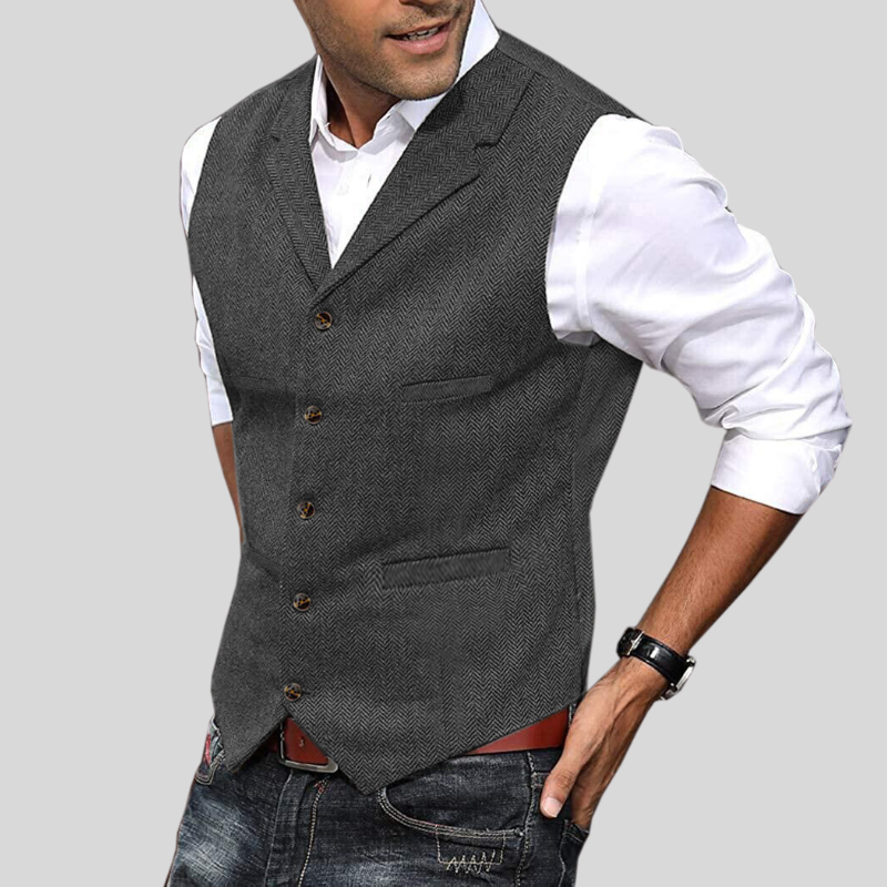 Men's Slim Fit Wool Vest