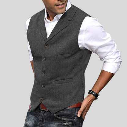 Men's Slim Fit Wool Vest