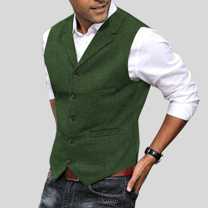 Men's Slim Fit Wool Vest