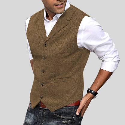 Men's Slim Fit Wool Vest