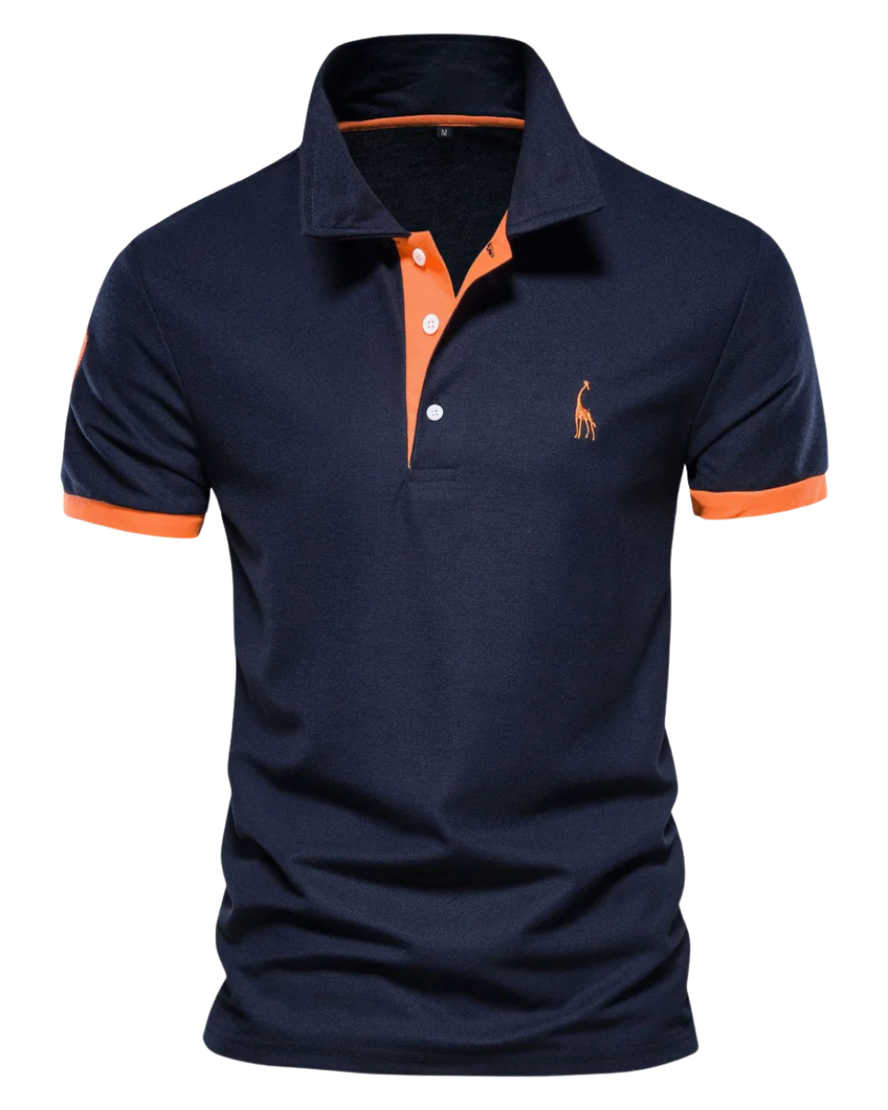 Classic Casual Polo Shirt with Contrast Detailing