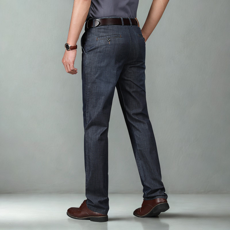 Classic Fit Mens Straight Leg Jeans Pants