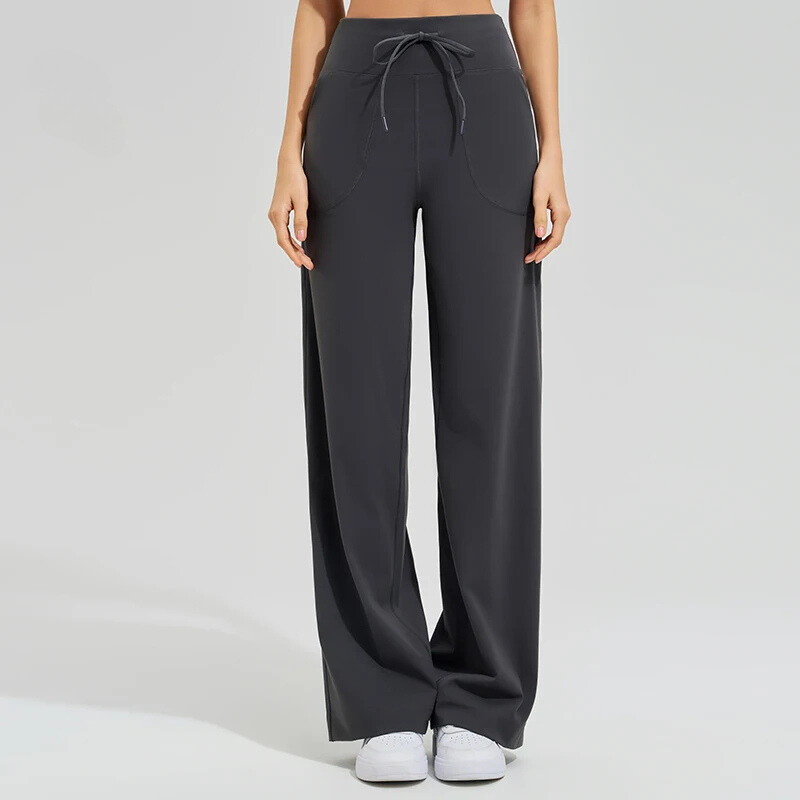 Comfortable Elastic Waist Active Pants