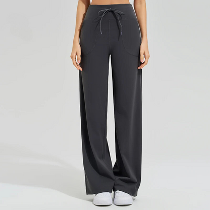 Comfortable Elastic Waist Active Pants