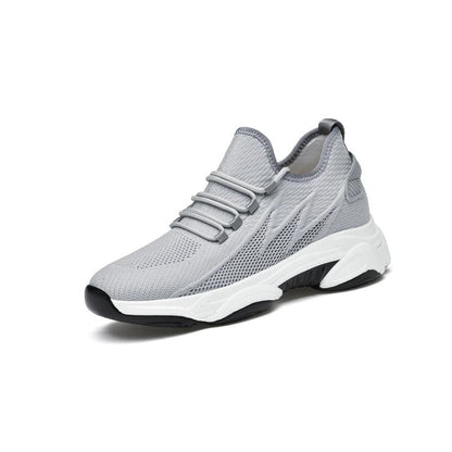 Trendy Men's Thick Sole Casual Sneakers