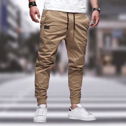 Slim Fit Jogger Pants with Side Pockets