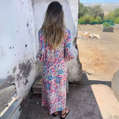 Elegant Floral Maxi Dress
