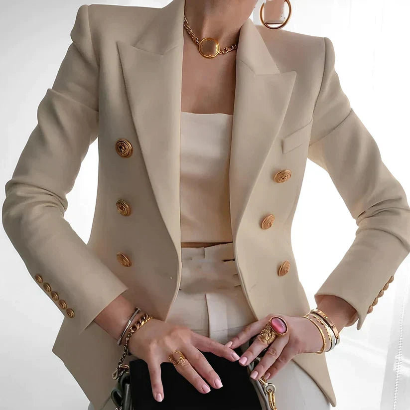 Vintage Style Women's Classic Blazer Jacket - Olytrend