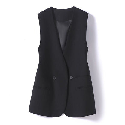 Classic Fit Double Button Waistcoat Vest - Nocini