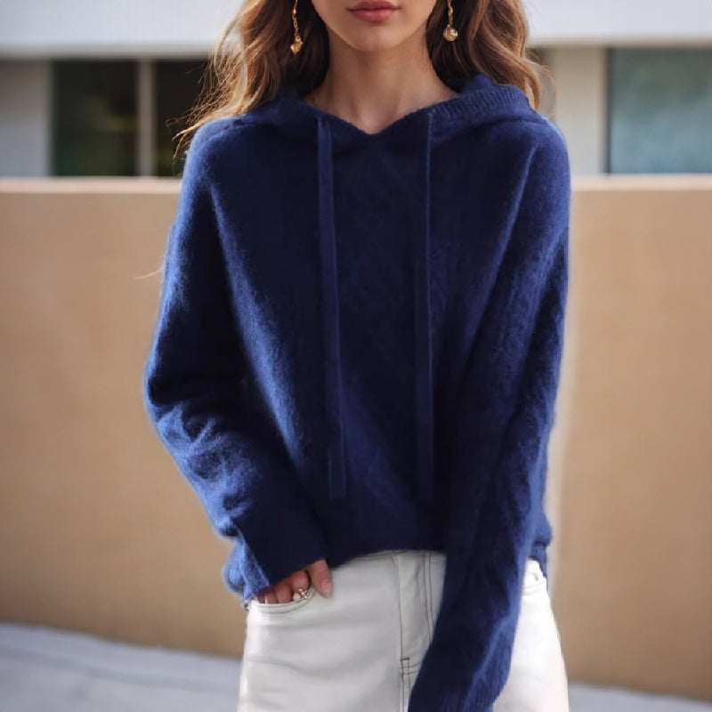Cozy Cable Knit Hoodie Sweater