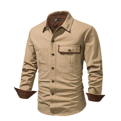 Classic Cotton Mens Button Down Shirt