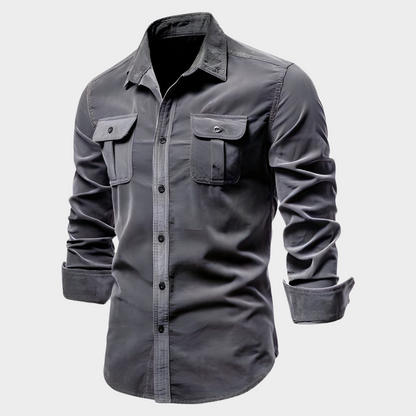 Classic Fit Men's Long Sleeve Shirt - Nocini