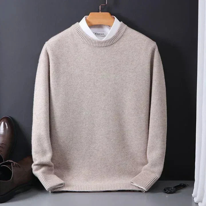 Premium Soft Wool Crew Neck Men's Sweater