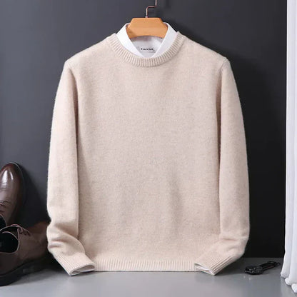 Premium Soft Wool Crew Neck Men's Sweater