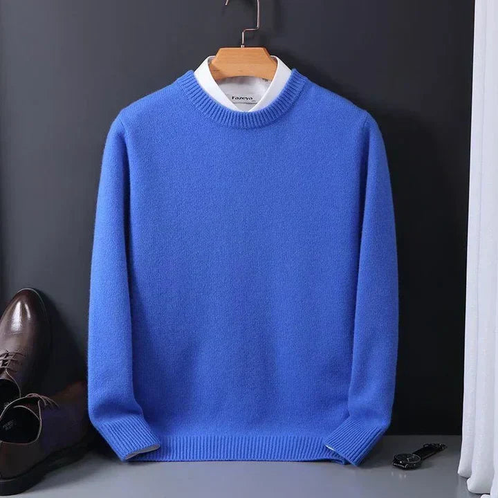 Premium Soft Wool Crew Neck Men's Sweater