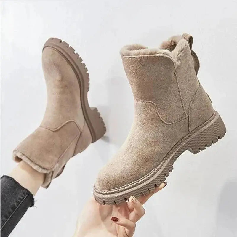 Warm Faux Fur Snow Boots for Women - Nocini