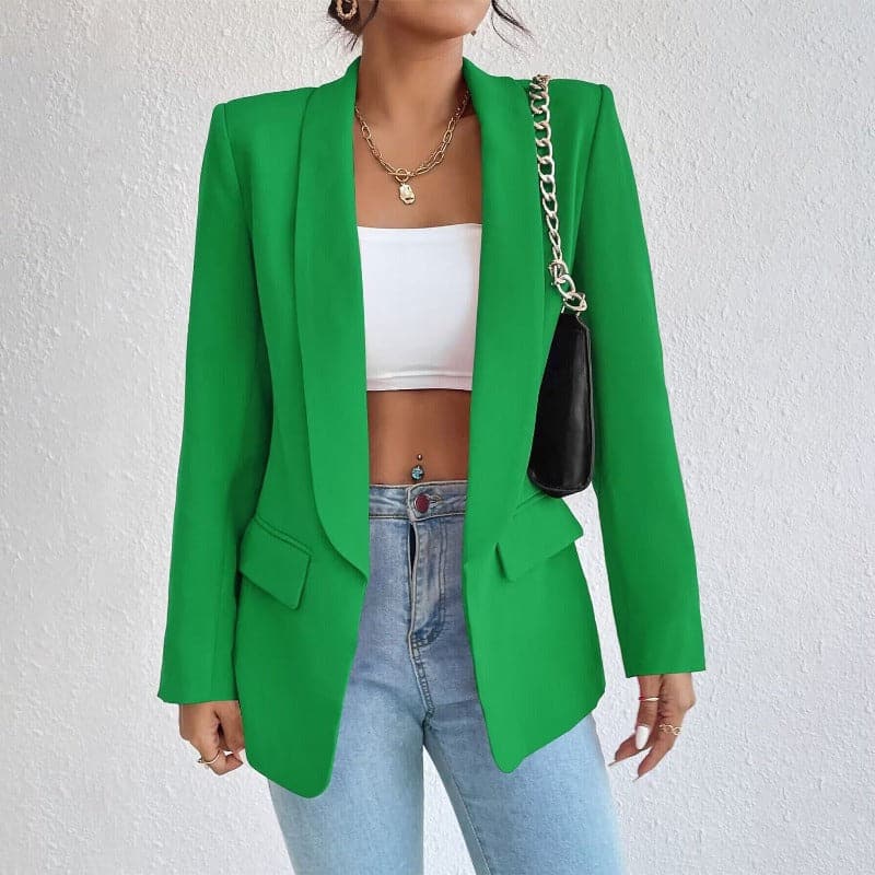 Classic Women's Blazer with Pockets