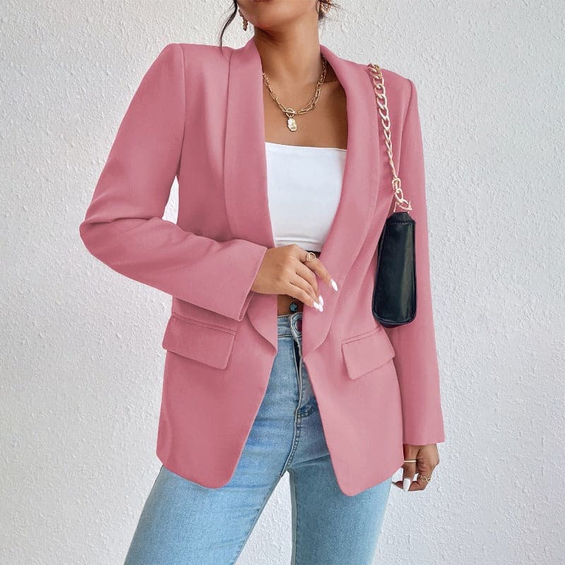 Classic Women's Blazer with Pockets