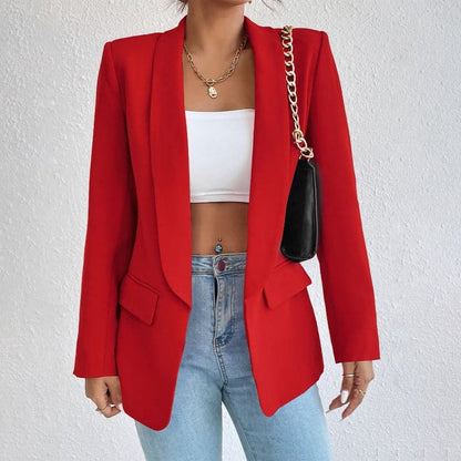 Classic Women's Blazer with Pockets - Nocini