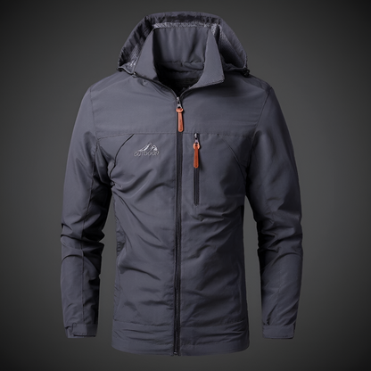Breathable Men's Rain Windbreaker Jacket