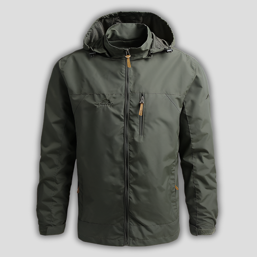 Breathable Men's Rain and Wind Jacket - Olytrend