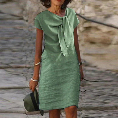 Women's Chic Short Sleeve Mini Bodycon Dress - Olytrend