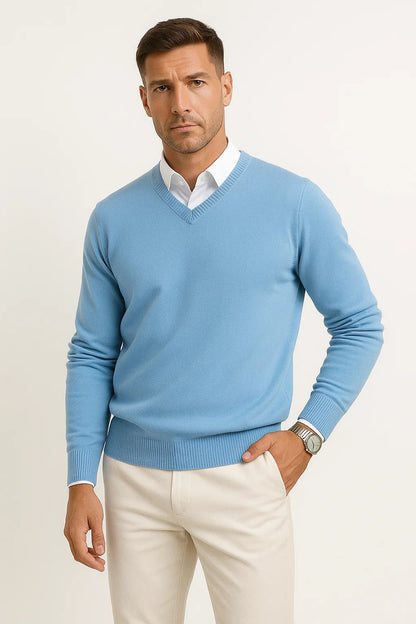 Classic Men's Crew Neck Knit Sweater